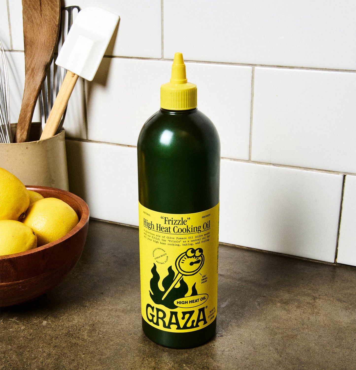 Graza “Frizzle” Squeeze High Heat Cooking Oil