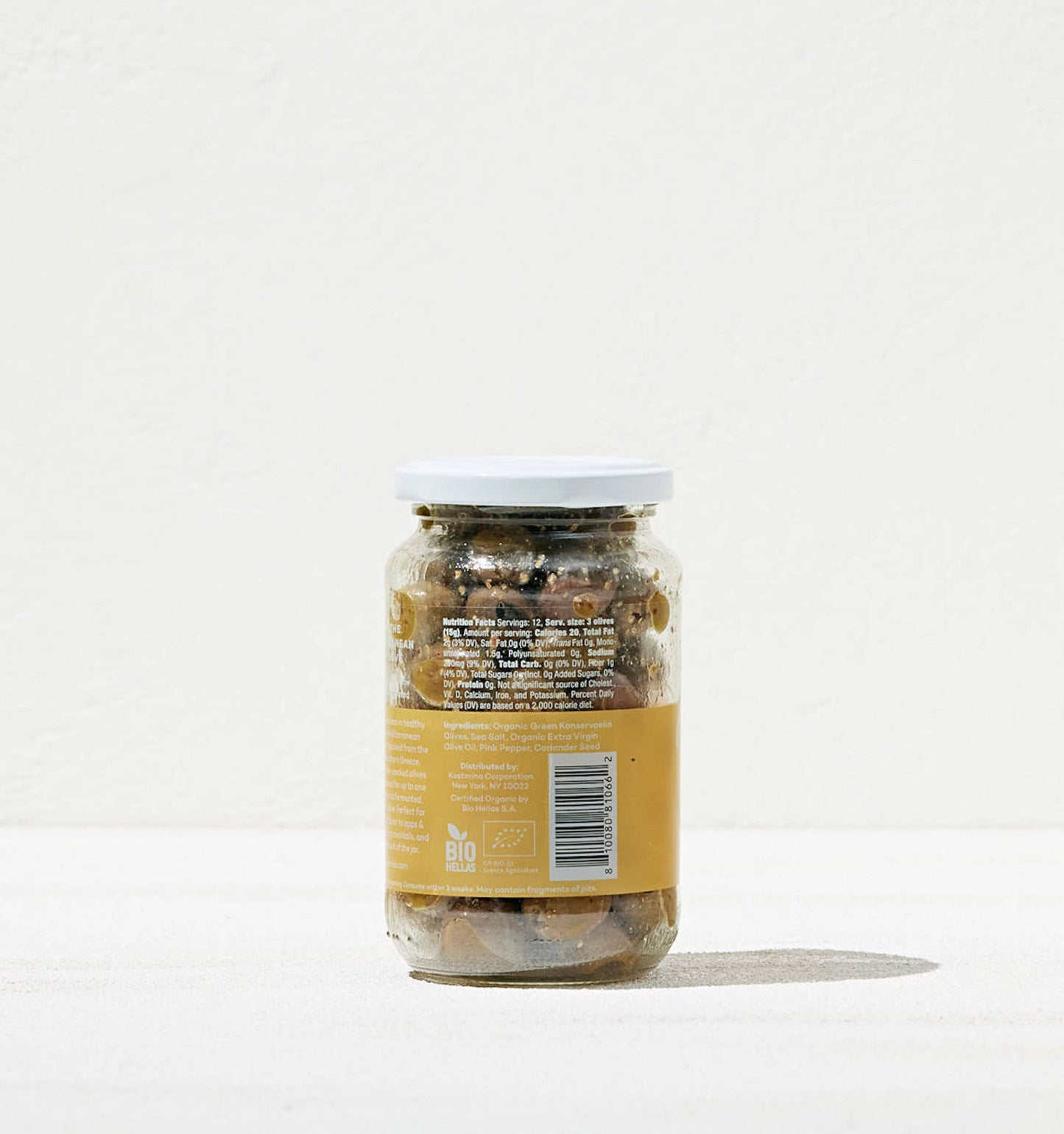 Kosterina - Coriander and Pink Pepper Green Olives