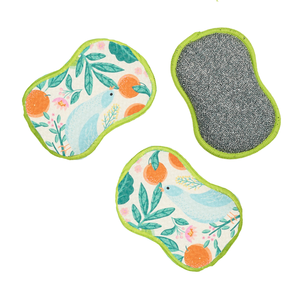 Once Again Home RE:usable Sponges - MT Partridge Family, Set of 3