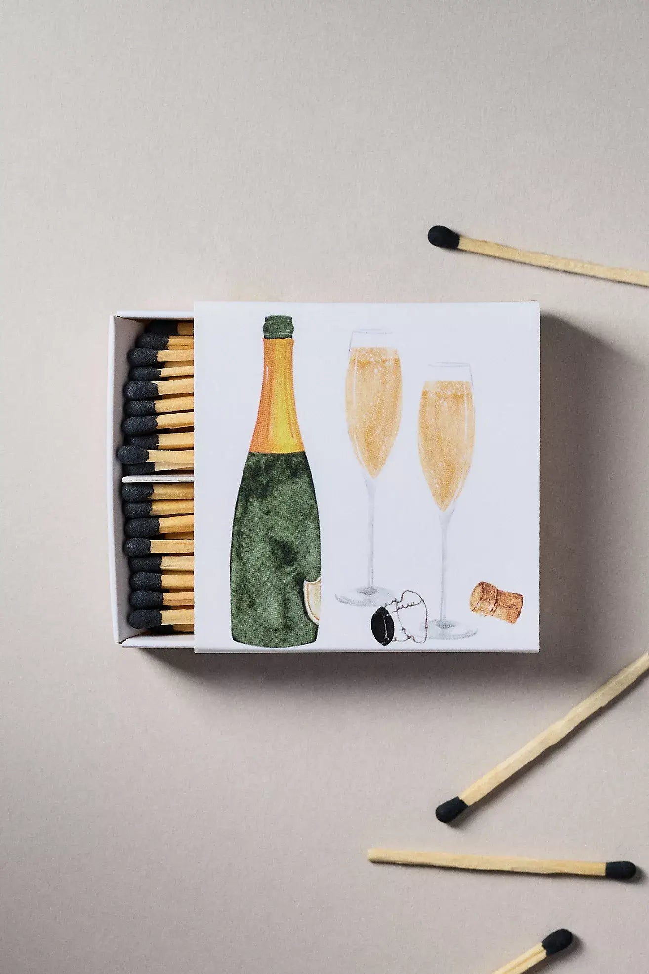 Abigail Jayne Design - Champagne Matches | Celebration Birthday Candle Matches