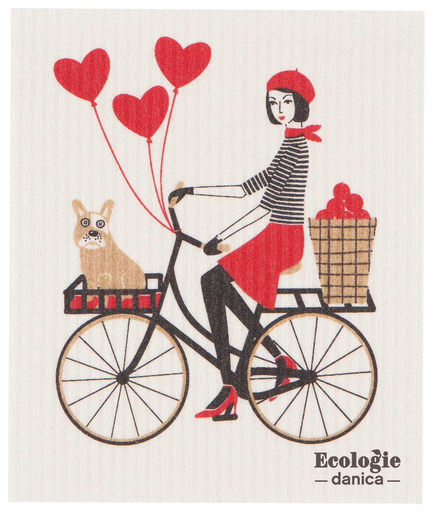 Tour De Paris Swedish Dishcloth