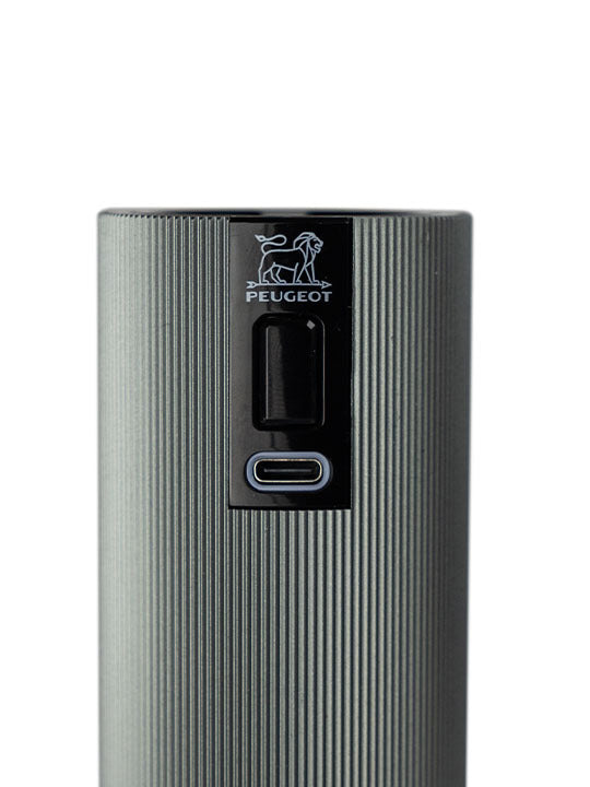 Peugeot Line Electric Black Pepper Mill - Carbon