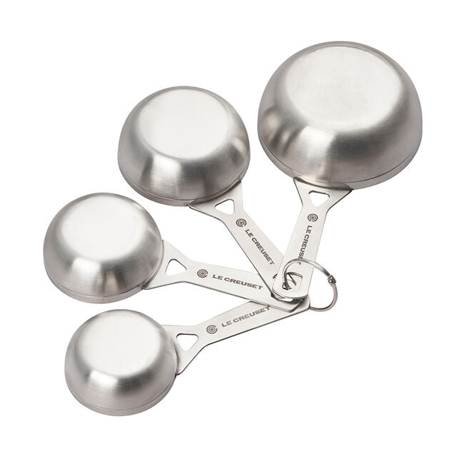 Le Creuset Stainless Steel Batch Baking Measuring Cups, Set of 4