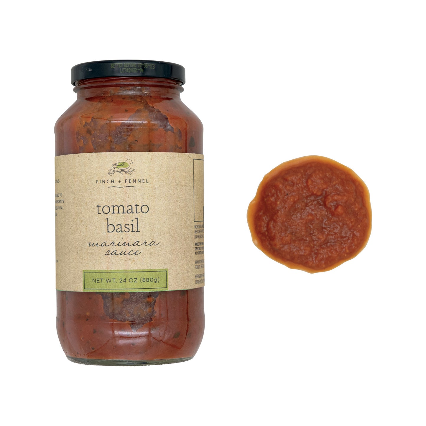 Finch & Fennel Tomato Basil Marinara Sauce