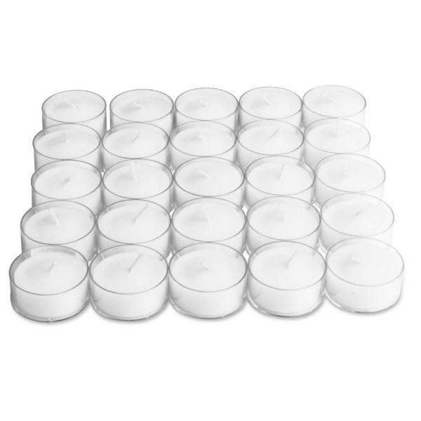 Clear Tealights, 25pc