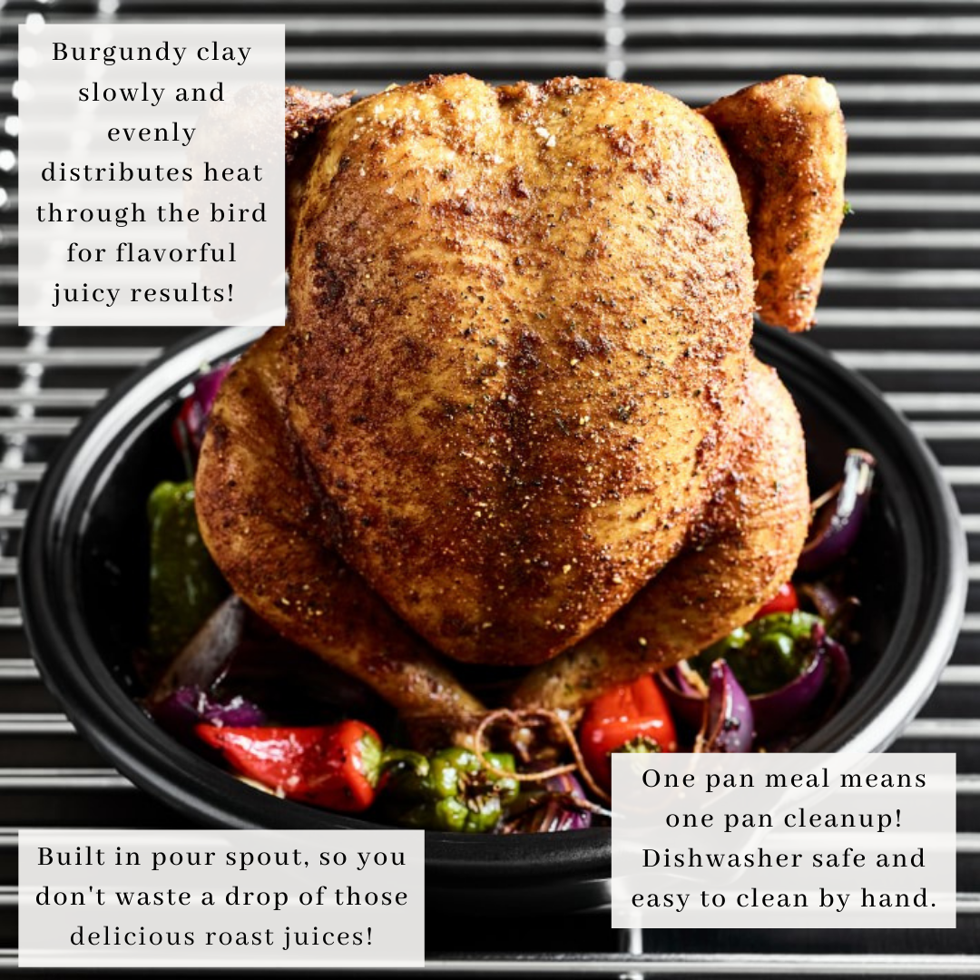 Emile Henry Chicken Roaster - Charcoal
