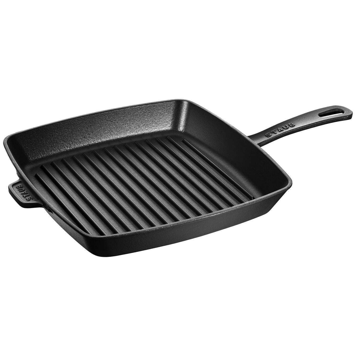 Staub Square Black Matte Grill Pan - 12"