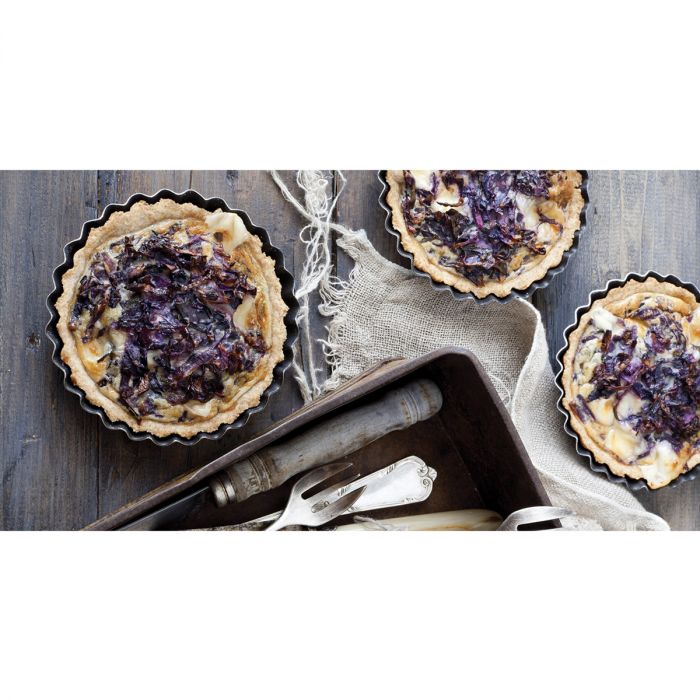 Mrs Anderson Non-Stick Quiche Pans- 4 PC