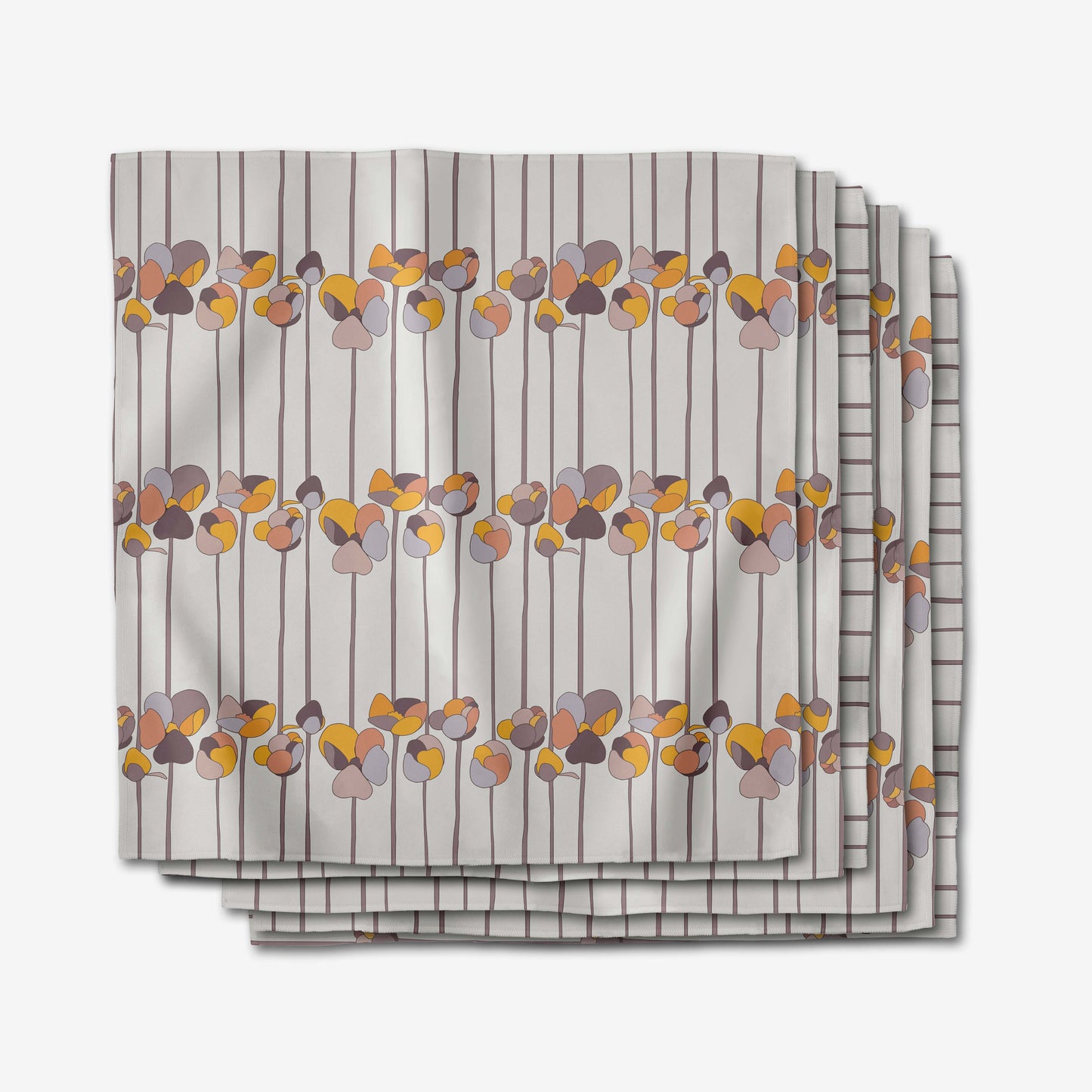 Geometry - Blossoming Buds Dinner Napkins