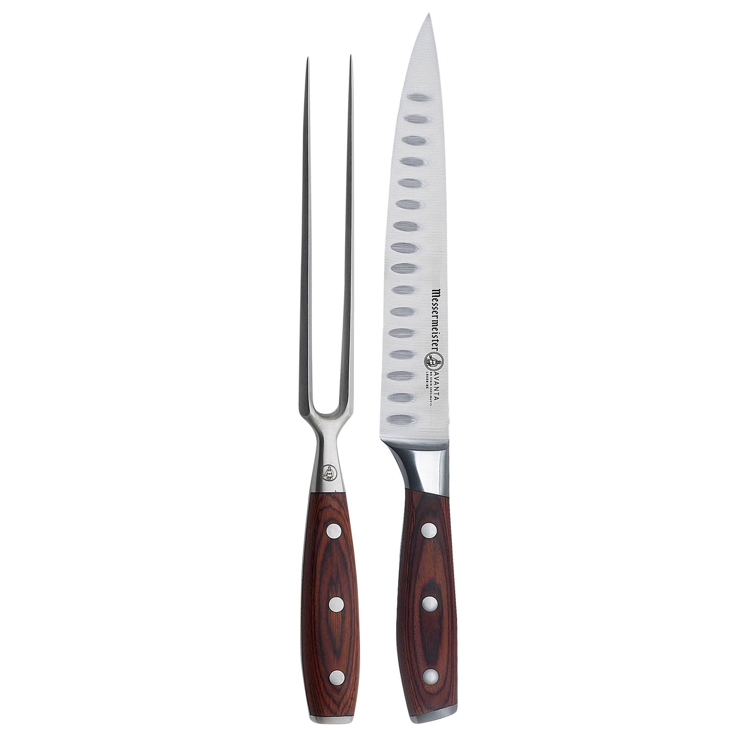 Messermeister Avanta Kullenschliff Carving Knife Set, 2 Pc