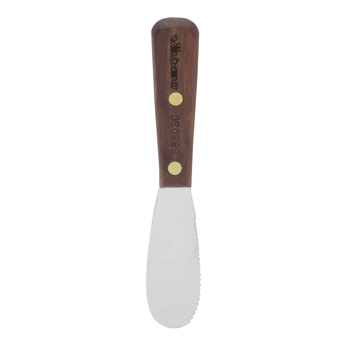 Scalloped Sandwich Spreader with Rosewood Handle