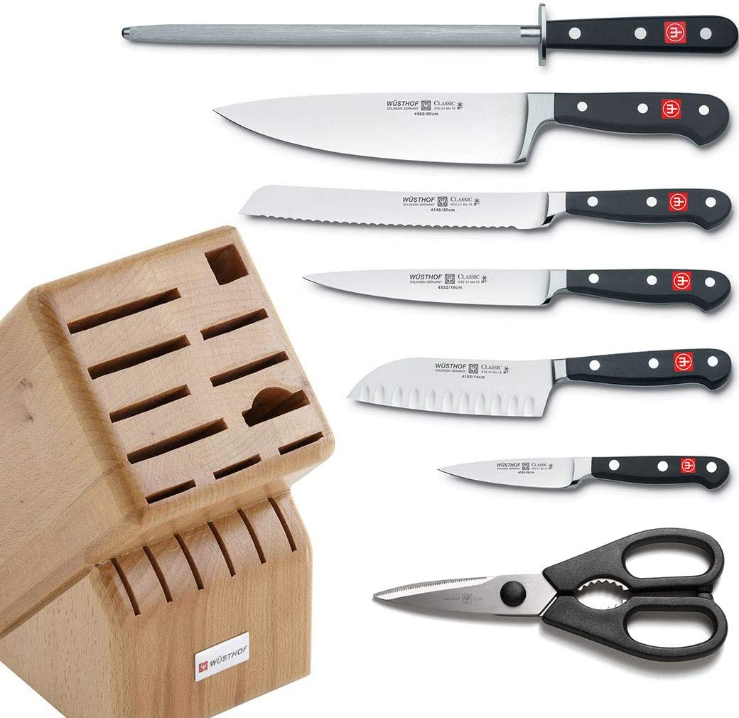 Wüsthof Classic 8 Piece Knife Block