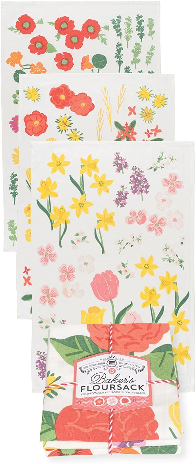 Bakers Floursack Flower, Set of 3