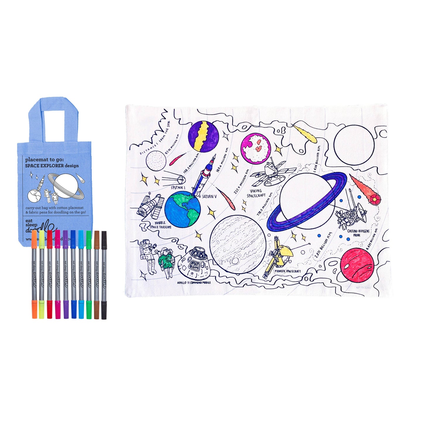 eatsleepdoodle - Space Explorer Placemat to Go