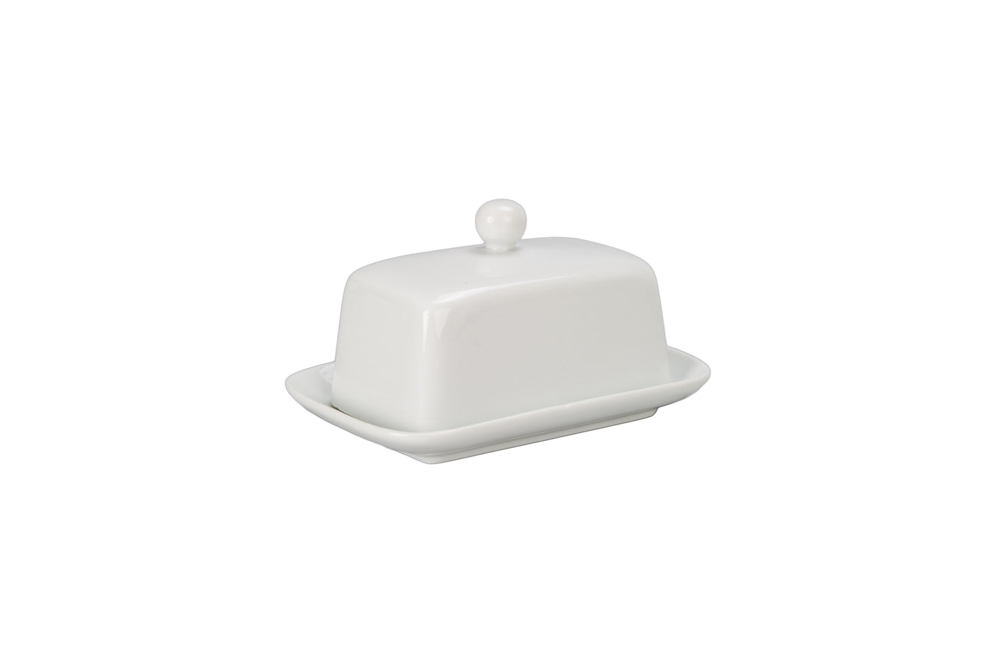 Covered Half Butter Dish with Knob