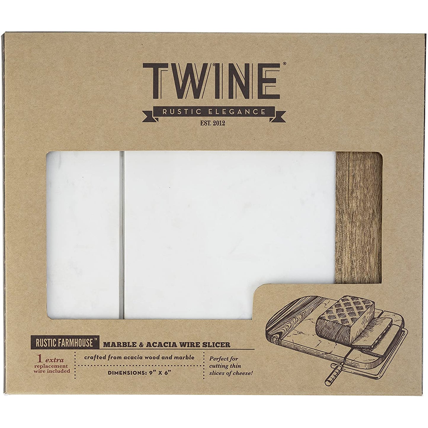 True Marble Cheese Slicer by Twine