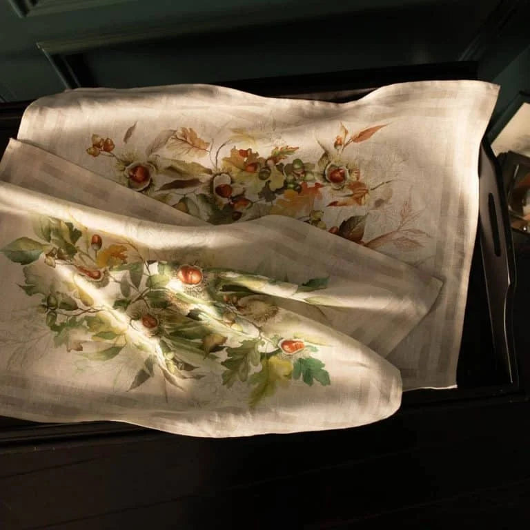 Tessitura Toscana Telerie - Ballotte Marrone Kitchen Towel