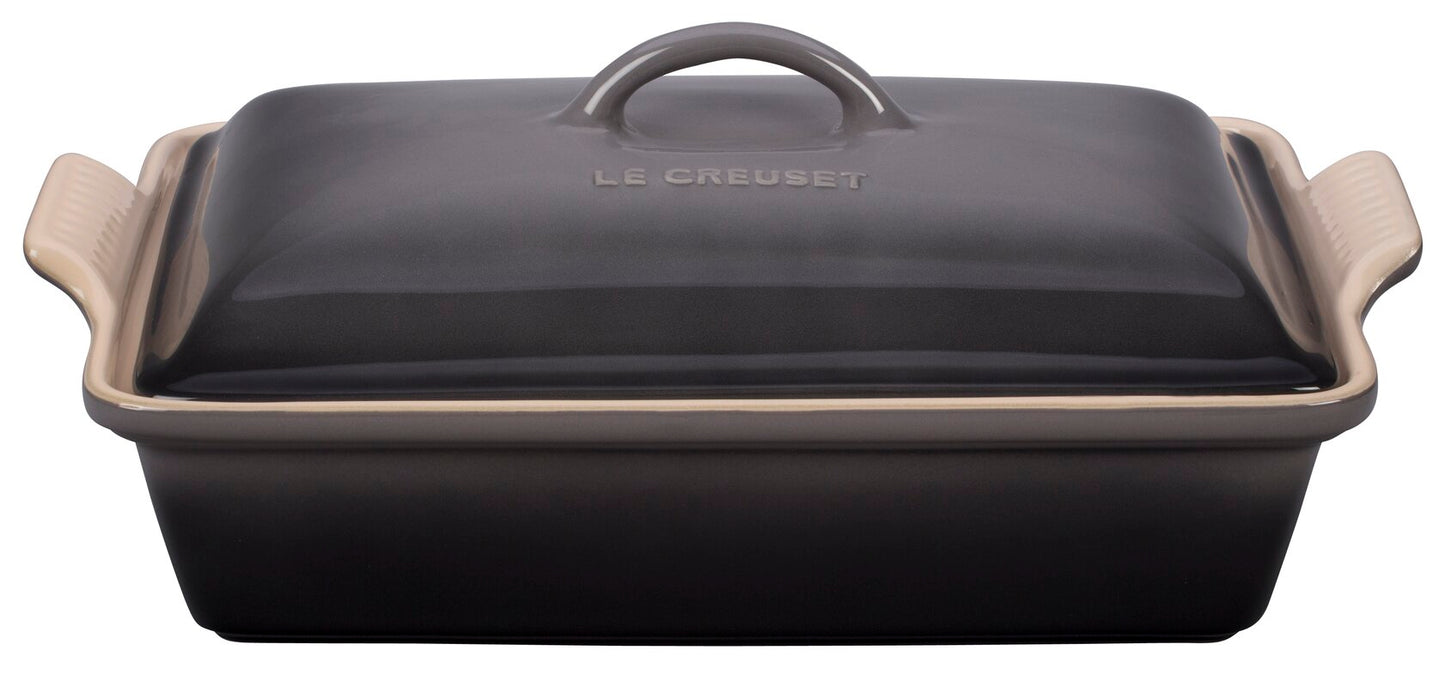 Le Creuset Heritage Rectangular Casserole with Lid - 4 qt