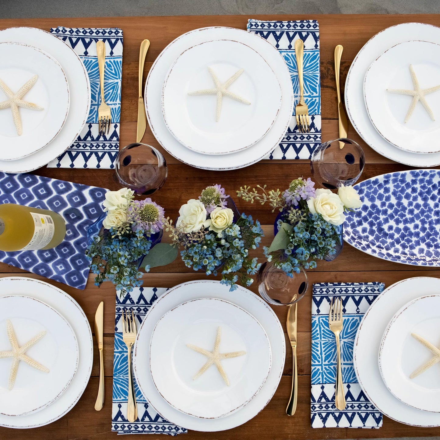 Vietri Melamine Lastra White Salad Plate