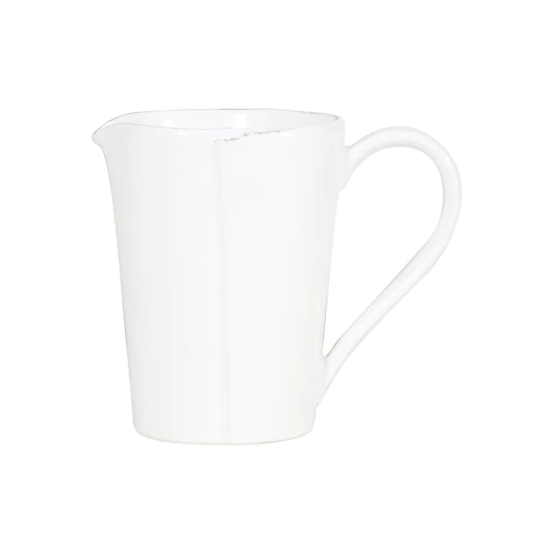 Vietri Melamine Lastra White Pitcher