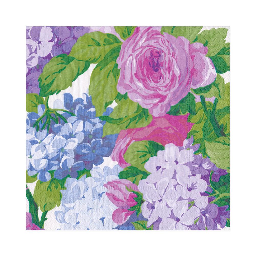 Caspari English Chintz Luncheon Napkins, Set of 20