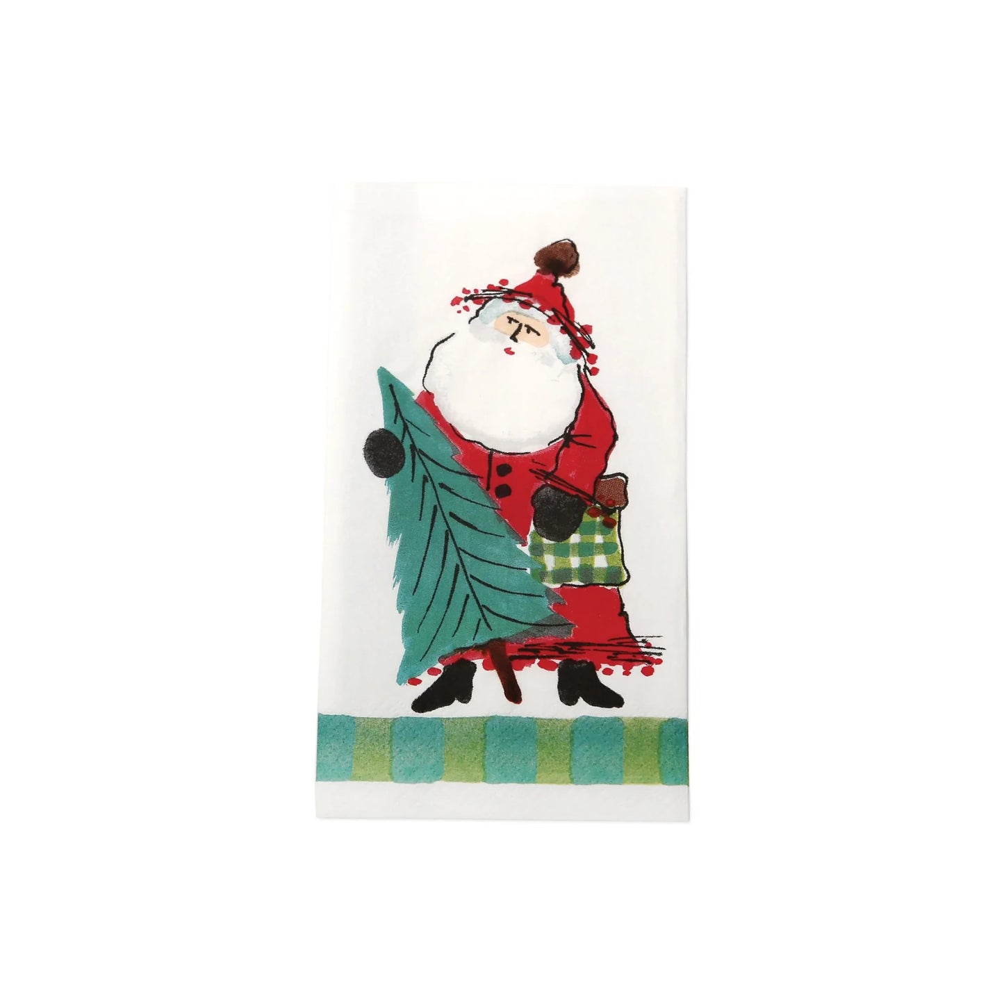 Vietri Old St. Nick Guest Towels - 16 PC