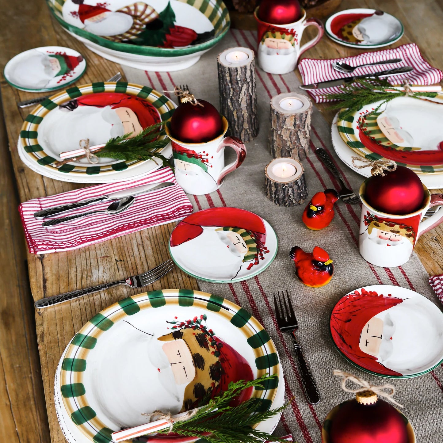 Vietri Old St. Nick Canape Plate