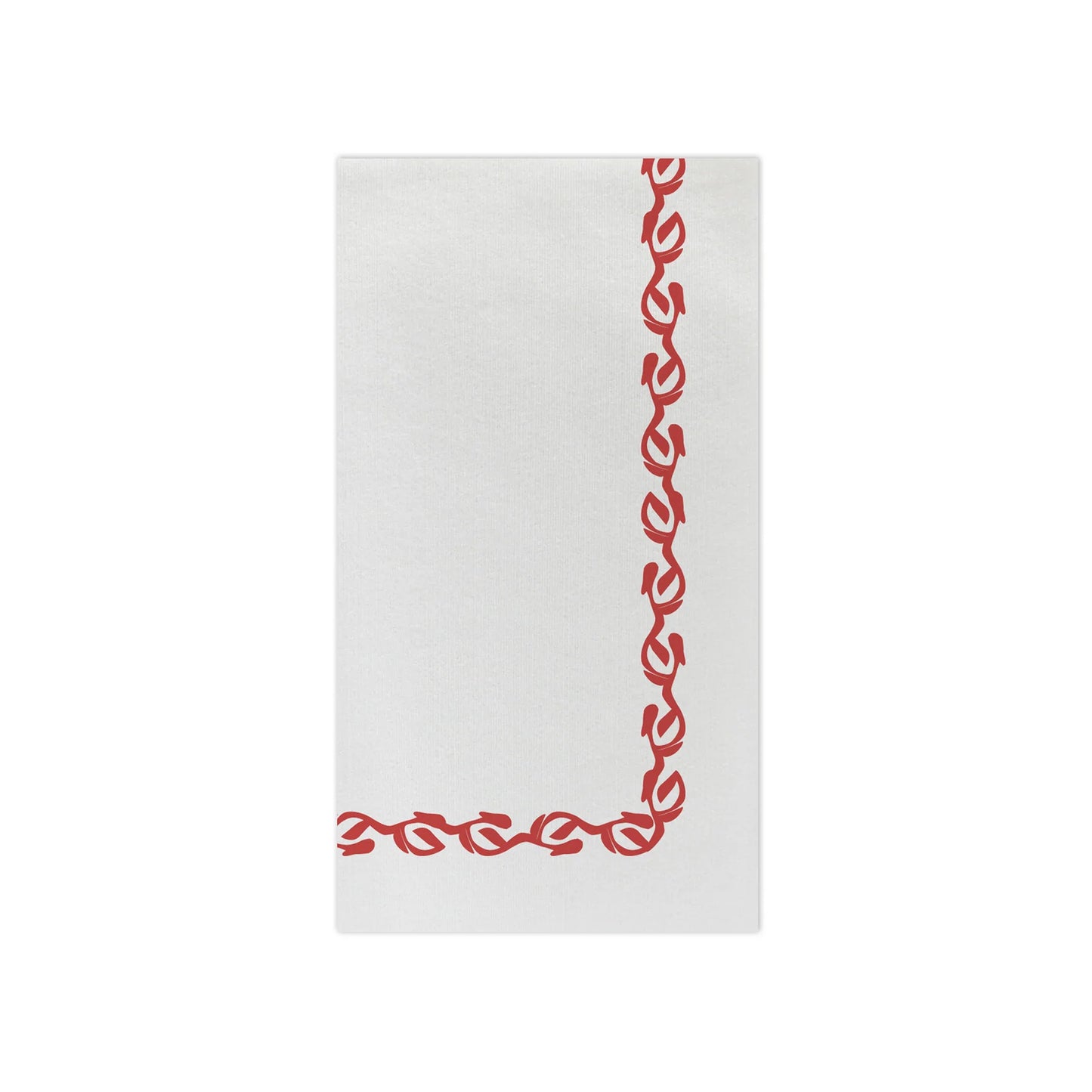 Vietri Papersoft Napkins Florentine Red Guest Towels, Pack of 20