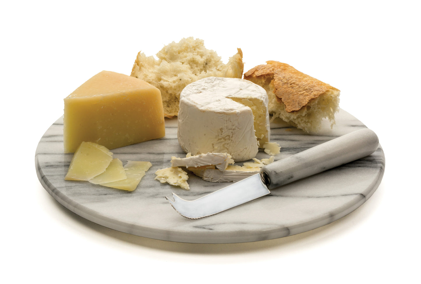 Marble Cheese Board And Knife