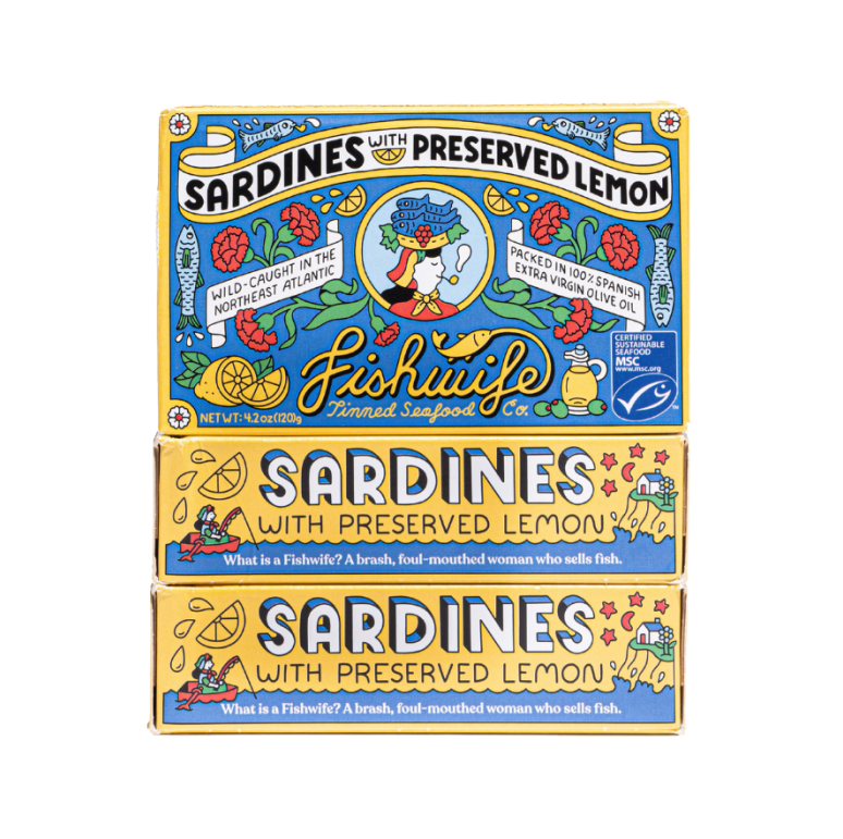 Fishwife Sardines with Preserved Lemon