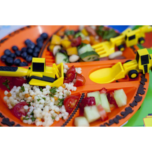Constructive Eating Construction Plate