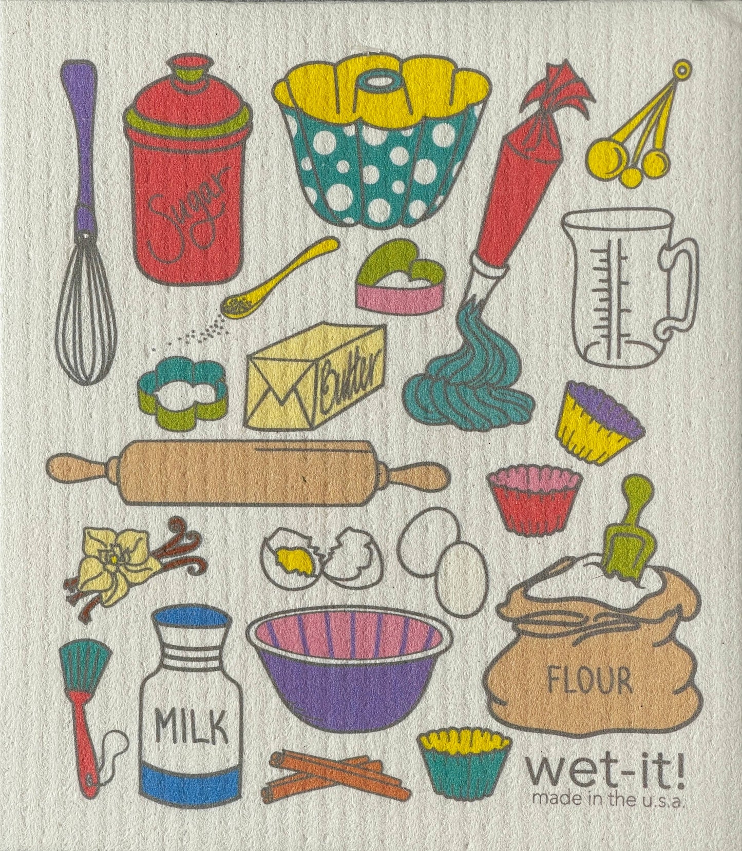Wet-it! Baking Time Confetti Swedish Cloth