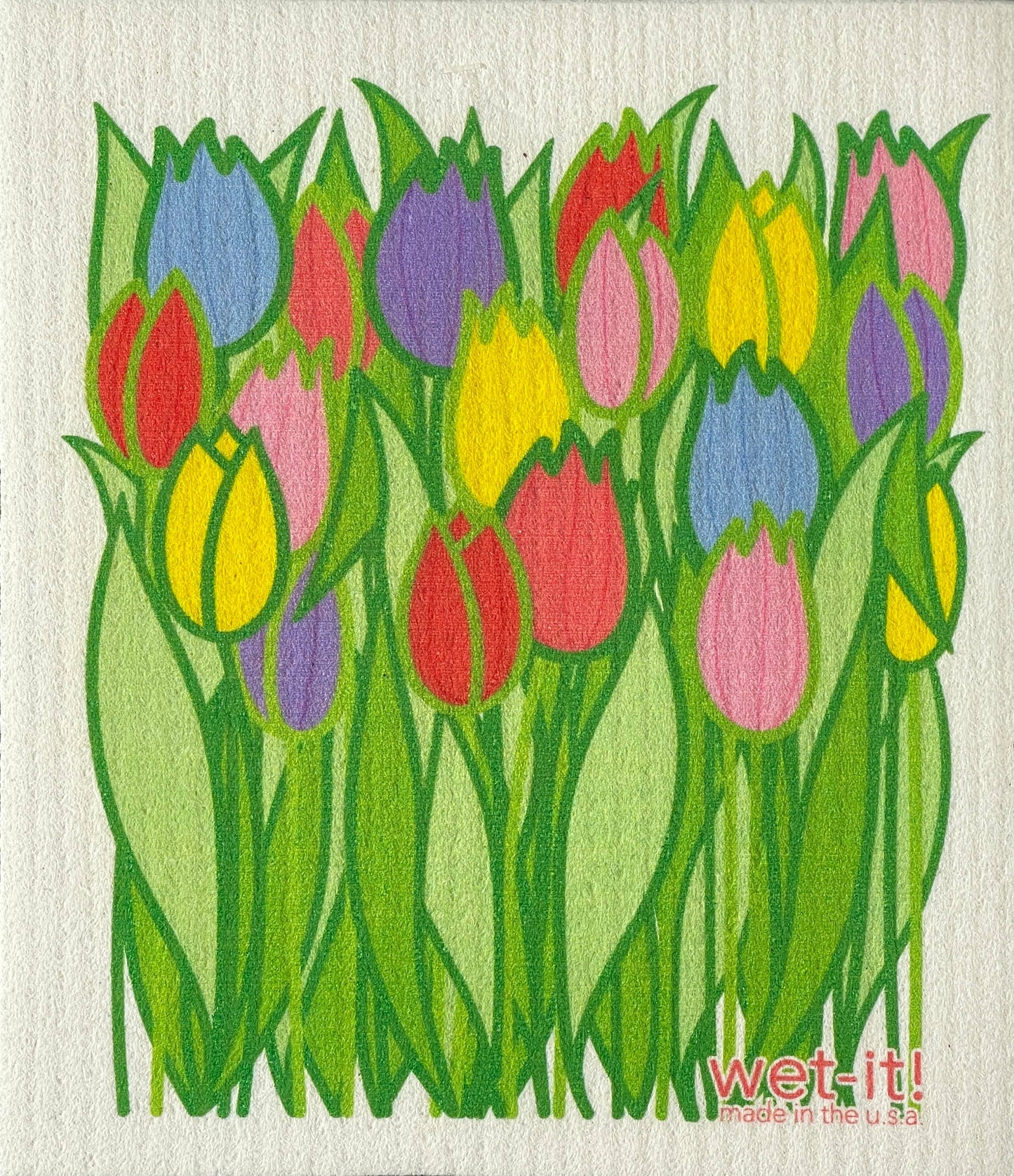 Wet-it! Tulip Field Swedish Cloth