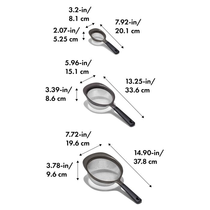 OXO Strainer Set - 3 PC