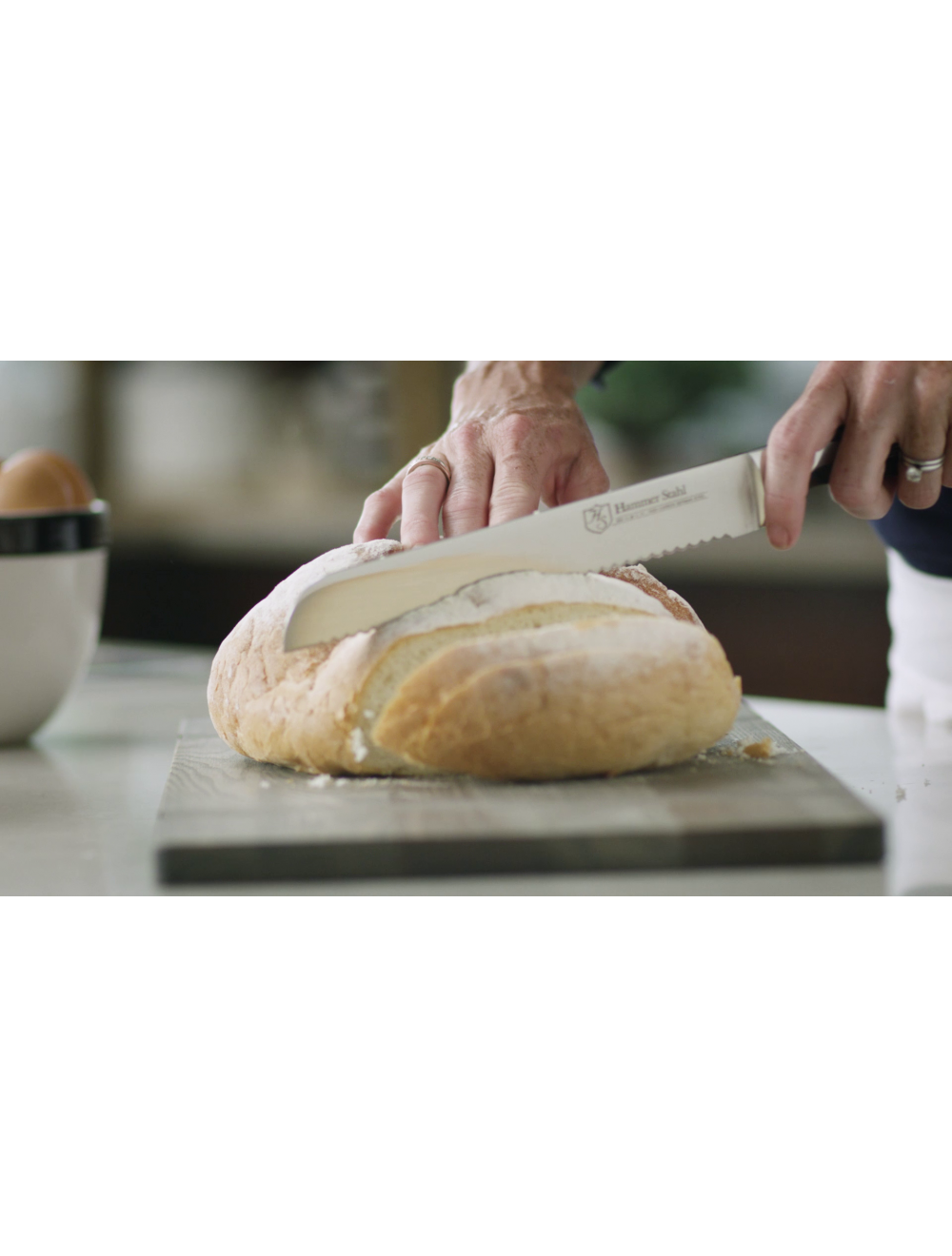 Hammer Stahl Serrated Bread Knife, 8"