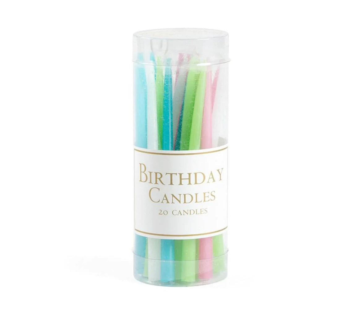 Caspari Birthday Candles, Set of 20