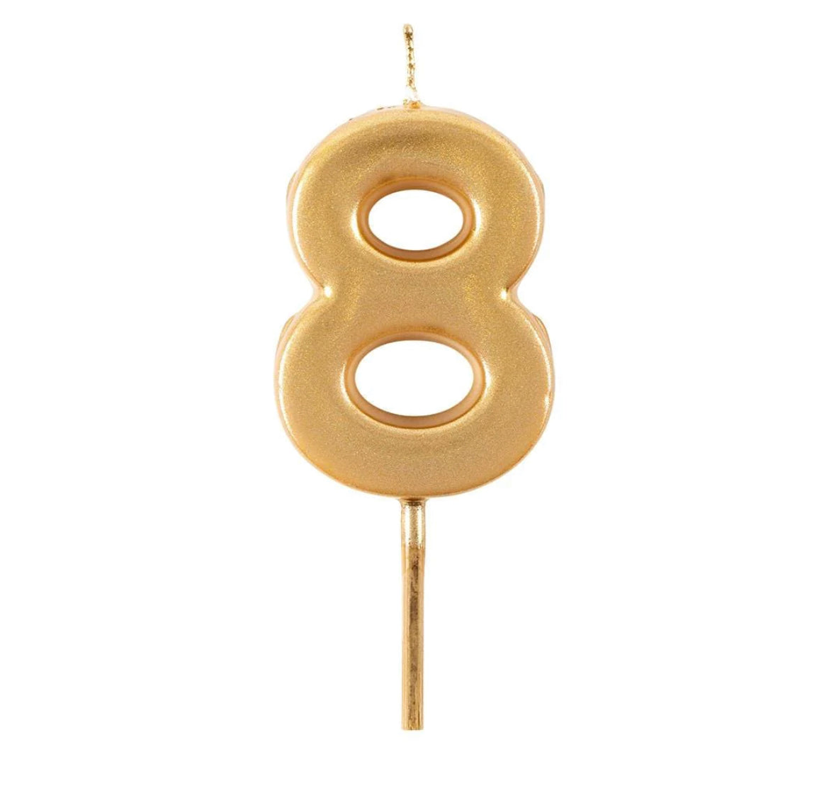 Caspari Birthday Candle Number Gold