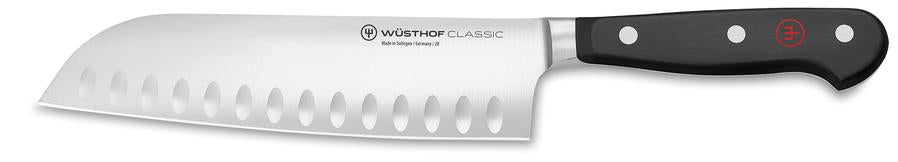 Wüsthof Classic Santoku Knife Hollow Edge, 7"