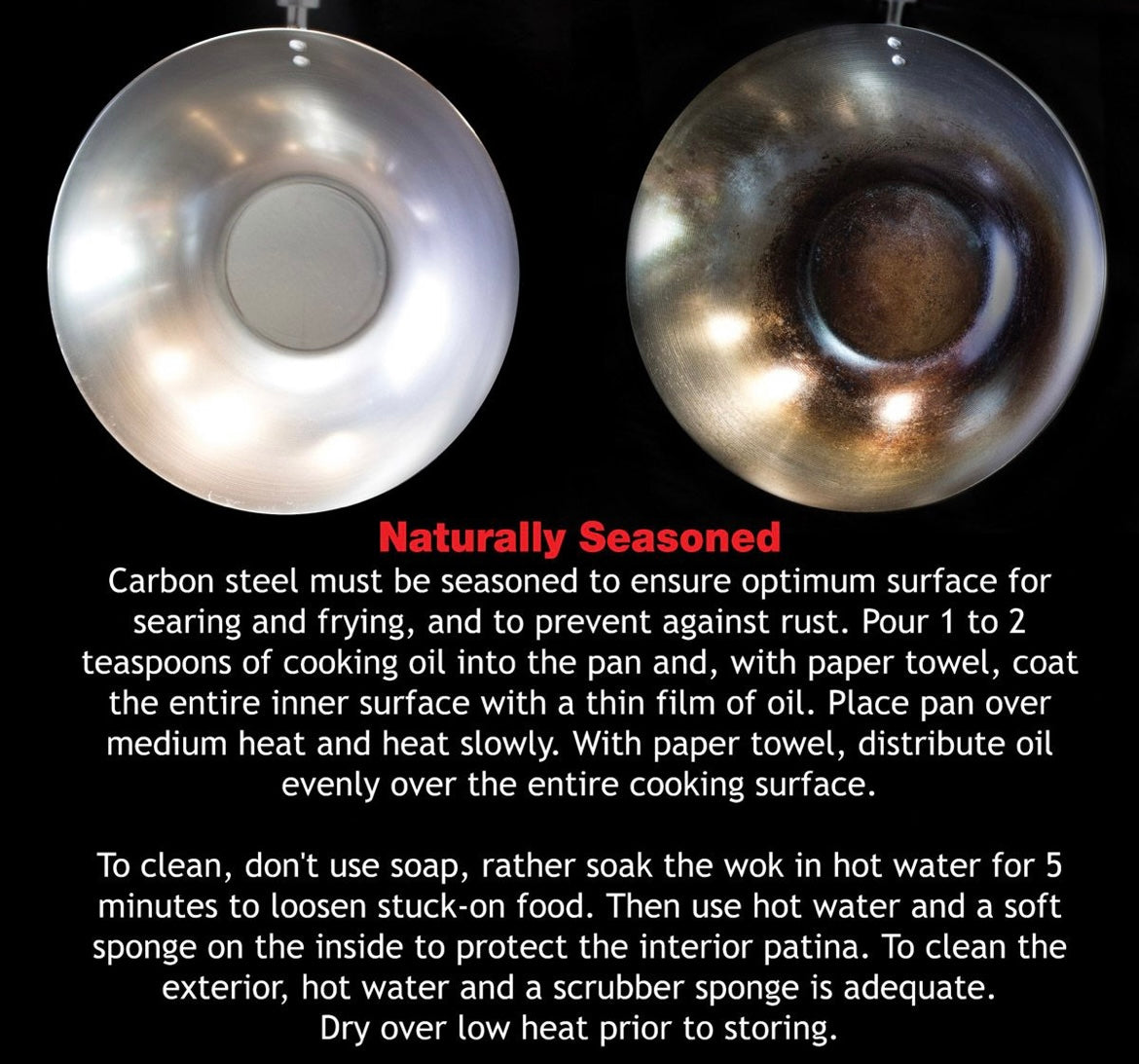 Helen Chen Carbon Steel Wok - 12"