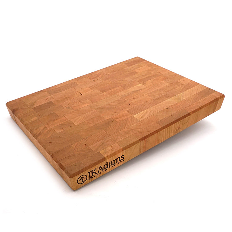 JK Adams Professional End Grain Cutting Board, Cherry