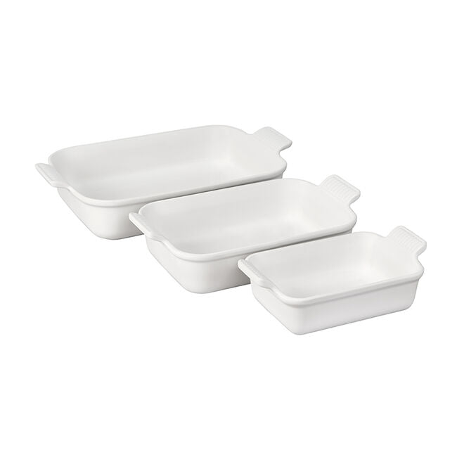 Le Creuset Heritage Rectangular Dishes, Set of 3