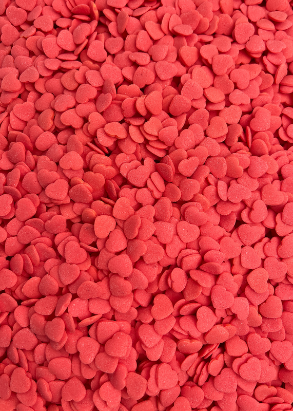 Sweetapolita Red Heart Confetti Sprinkles