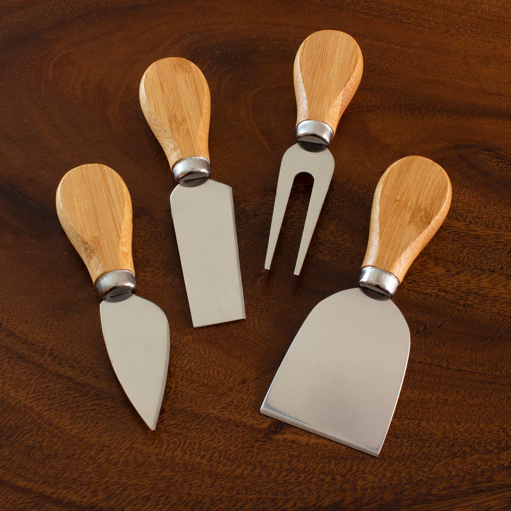 Totally Bamboo - 4-Piece Cheese Tool Set