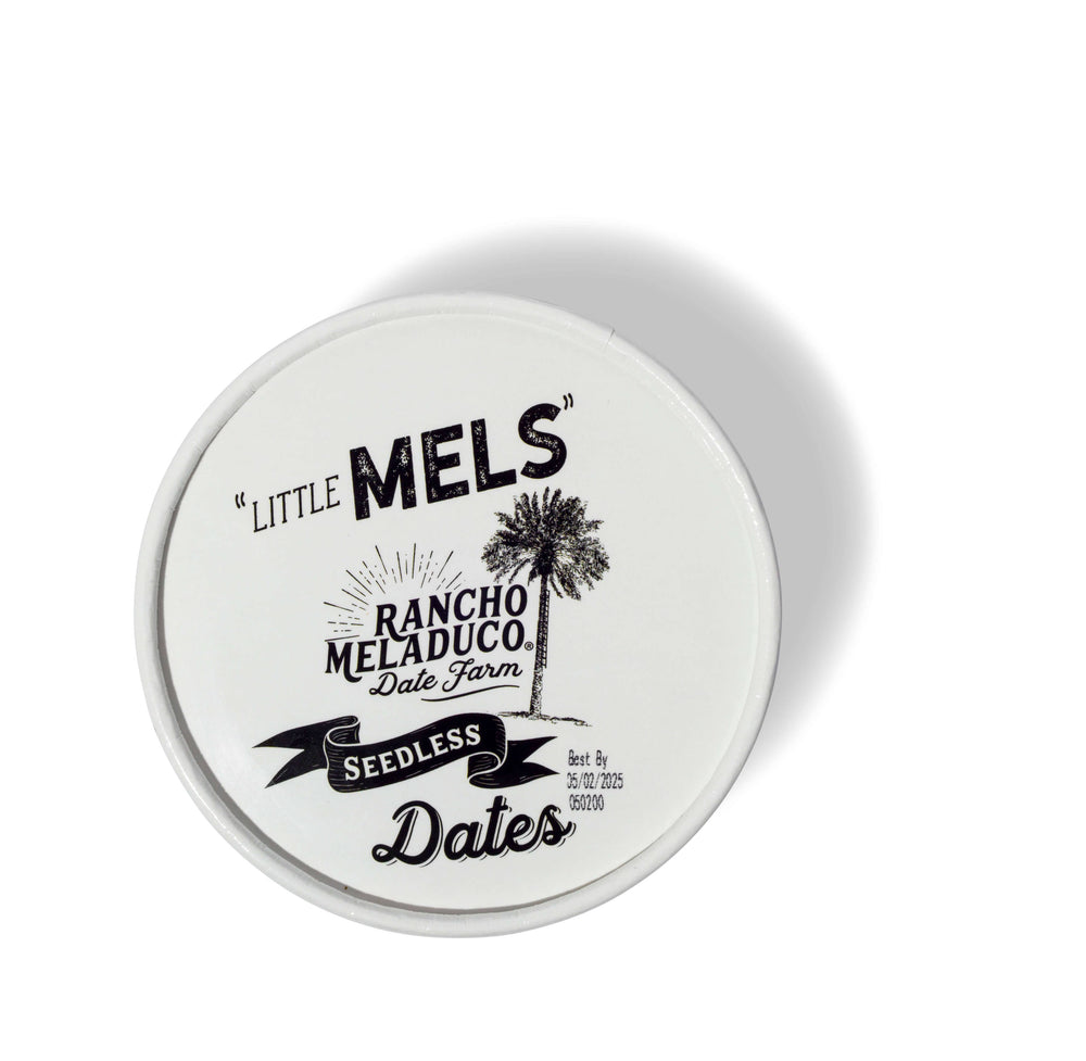 Rancho Meladuco Date Farm - Little Mels Seedless Organic Medjool Dates, 4.5 oz Cup