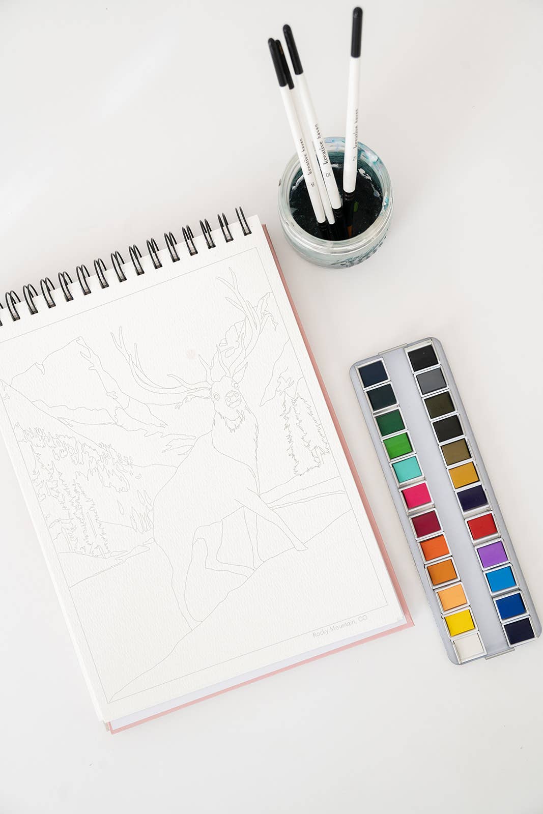 Bailey Rae Studio National Parks Watercoloring Book