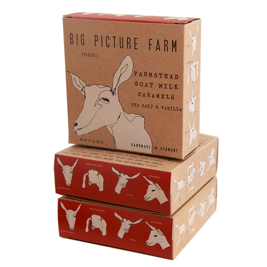 Big Picture Farm Goat Milk Caramels Sea Salt & Vanilla Box