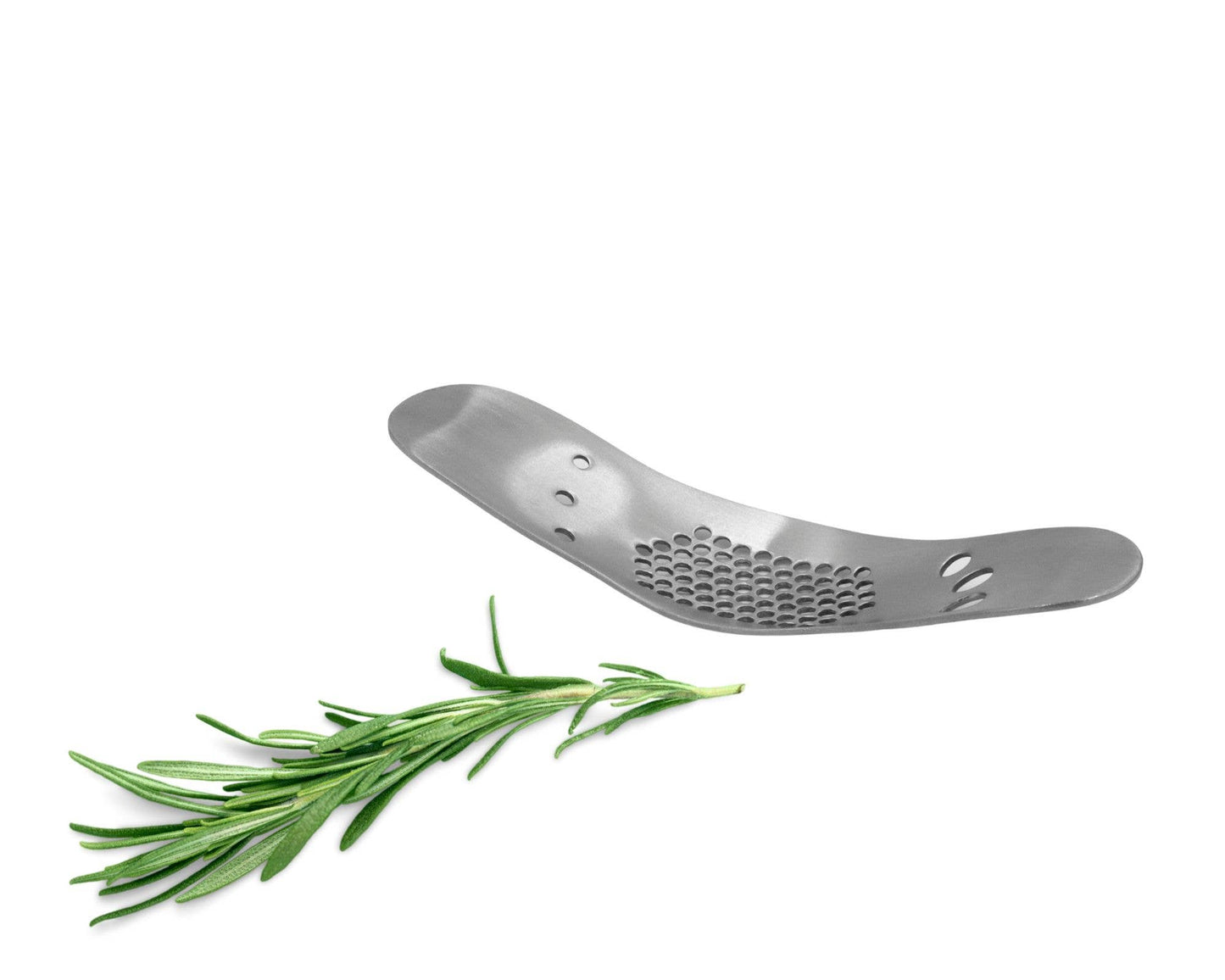 Garlic Crusher with Herb Striper Stainless Steel