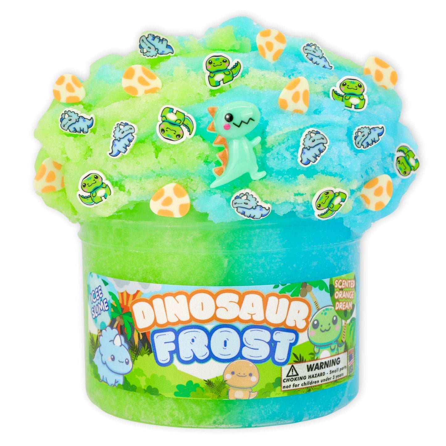 Dope Slimes Dinosaur Frost, Icee Textured Slime