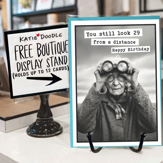 Katie Doodle | Boutique Greeting Cards & Birthday Gifts - Birthday Cards - Funny Greeting Cards & FREE Display Stand