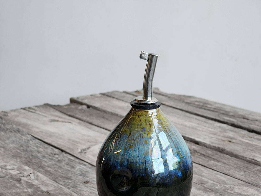Ceramic  Pottery Oil Cruet